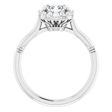 Load image into Gallery viewer, Platinum 1 CTW Diamond Halo-Style Ring
