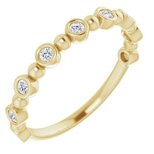 Bezel-Set Anniversary Band   