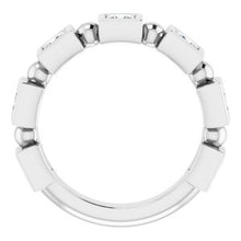 Charger l&#39;image dans la galerie, 14K Blanc 1 1/8 CTW Diamond Anniversary Band
