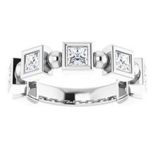 Charger l&#39;image dans la galerie, 14K Blanc 1 1/8 CTW Diamond Anniversary Band

