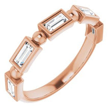 Charger l&#39;image dans la galerie, 14K Rose 5/8 CTW Diamond Anniversary Band
