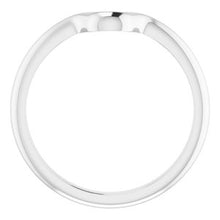 Charger l'image dans la galerie, Sterling Silver Band for 6x4 mm Oval Ring
