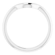 Charger l&#39;image dans la galerie, Sterling Silver Band for 6 mm Cushion Ring
