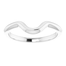 Load image into Gallery viewer, Sterling Silver Band for 7x5 mm Emerald Ring
