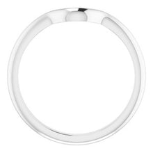 Charger l'image dans la galerie, Sterling Silver Band for 5 mm Cushion Ring
