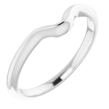 Charger l'image dans la galerie, Sterling Silver Band for 4.5 mm Square Ring
