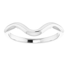 Charger l'image dans la galerie, Sterling Silver Band for 7.4 mm Round Ring

