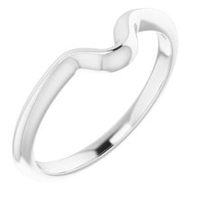 Charger l'image dans la galerie, Sterling Silver Band for 6x4 mm Oval Ring
