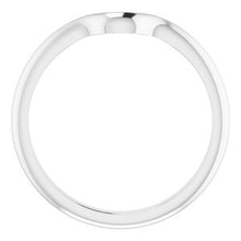 Charger l'image dans la galerie, Sterling Silver Band for 4 mm Square Ring

