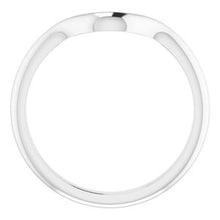 Charger l'image dans la galerie, Sterling Silver Band for 6.5 mm Round Ring
