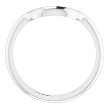 Load image into Gallery viewer, Sterling Silver Band for 9x7 mm Emerald Ring
