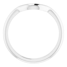 Load image into Gallery viewer, Sterling Silver Band for 7 mm Cushion Ring
