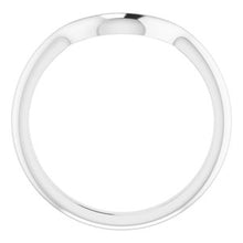Charger l'image dans la galerie, Sterling Silver Band for 6.5 mm Square Ring

