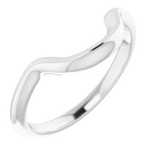 Charger l'image dans la galerie, Sterling Silver Band for 10x8 mm Emerald Ring
