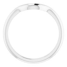 Charger l'image dans la galerie, Sterling Silver Band for 6 mm Square Ring
