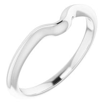 Charger l'image dans la galerie, Sterling Silver Band for 4 mm Square Ring
