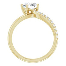 Load image into Gallery viewer, 14K Yellow 1 1/8 CTW Lab-Grown Diamond Ring

