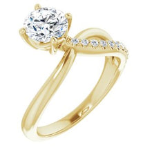 Load image into Gallery viewer, 14K Yellow 1 1/8 CTW Lab-Grown Diamond Ring
