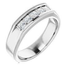 Charger l&#39;image dans la galerie, Bague pour homme avec diamant blanc 1/2 CTW 14K
