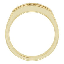 Charger l&#39;image dans la galerie, Bague pour homme en or jaune 14K avec diamant 1/2 CTW
