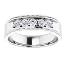 Load image into Gallery viewer, 14K White 1/2 CTW Diamond Men&#39;s Ring
