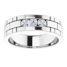 Charger l&#39;image dans la galerie, Bague pour homme avec diamant blanc 1/2 CTW 14K
