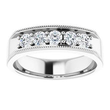 Load image into Gallery viewer, 14K White 3/4 CTW Diamond Men&#39;s Ring
