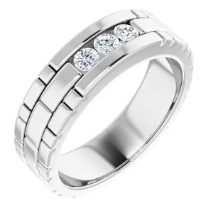 Men's Three-Stone Ring    