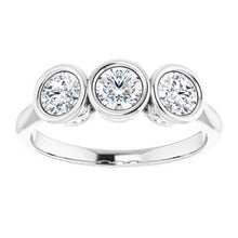 Load image into Gallery viewer, Platinum 3/4 CTW Diamond Anniversary Band
