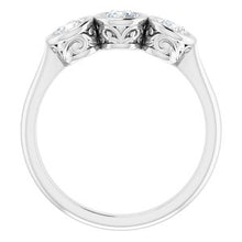 Load image into Gallery viewer, Platinum 3/4 CTW Diamond Anniversary Band
