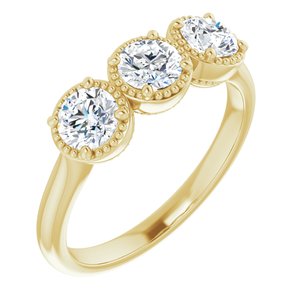 Three-Stone Anniversary Band  
