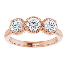 Load image into Gallery viewer, 14K Rose 1 CTW Diamond Anniversary Band
