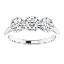 Load image into Gallery viewer, 14K White 3/4 CTW Diamond Anniversary Band
