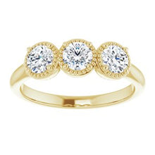 Load image into Gallery viewer, 14K Yellow 3/4 CTW Diamond Anniversary Band
