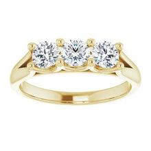 Charger l&#39;image dans la galerie, Bande d&#39;anniversaire en diamant jaune 14K 3/4 CTW
