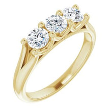 Charger l&#39;image dans la galerie, Bande d&#39;anniversaire en diamant jaune 14K 3/4 CTW
