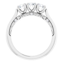 Load image into Gallery viewer, 14K White 4.1 mm Round 7/8 CTW Diamond Anniversary Band
