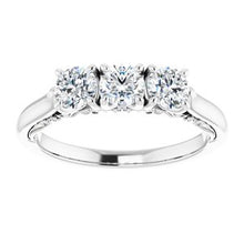 Load image into Gallery viewer, 14K White 4.1 mm Round 7/8 CTW Diamond Anniversary Band
