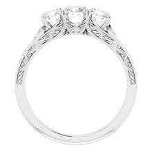 Load image into Gallery viewer, Platinum 7/8 CTW Diamond Anniversary Band
