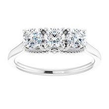 Load image into Gallery viewer, 14K White 3/4 CTW Diamond Anniversary Band
