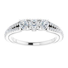 Load image into Gallery viewer, 14K White 3/4 CTW Diamond Anniversary Band
