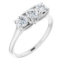 Load image into Gallery viewer, 14K White 3/4 CTW Diamond Anniversary Band
