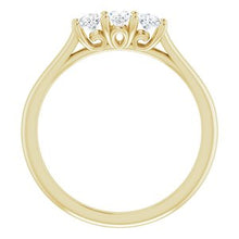 Charger l&#39;image dans la galerie, Bande d&#39;anniversaire en diamant jaune 14K 3/4 CTW
