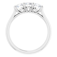 Load image into Gallery viewer, Platinum 3/4 CTW Diamond Anniversary Band
