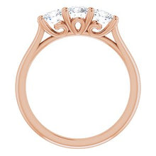 Charger l&#39;image dans la galerie, 14K Rose 3/4 CTW Diamond Anniversary Band
