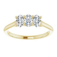 Charger l&#39;image dans la galerie, Bande d&#39;anniversaire en diamant jaune 14K 3/4 CTW
