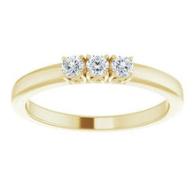 Load image into Gallery viewer, 14K Yellow 3/4 CTW Diamond Anniversary Band
