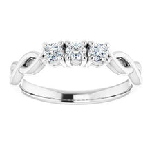 Load image into Gallery viewer, Platinum 3/4 CTW Diamond Anniversary Band
