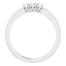 Charger l&#39;image dans la galerie, Bague anniversaire platine 3/4 CTW diamant
