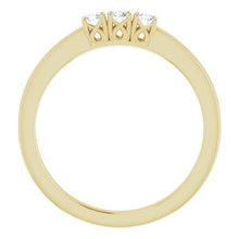 Load image into Gallery viewer, 14K Yellow 3/4 CTW Diamond Anniversary Band
